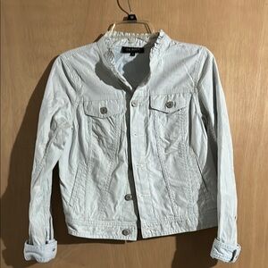 Talbots Blue and White Striped Jacket